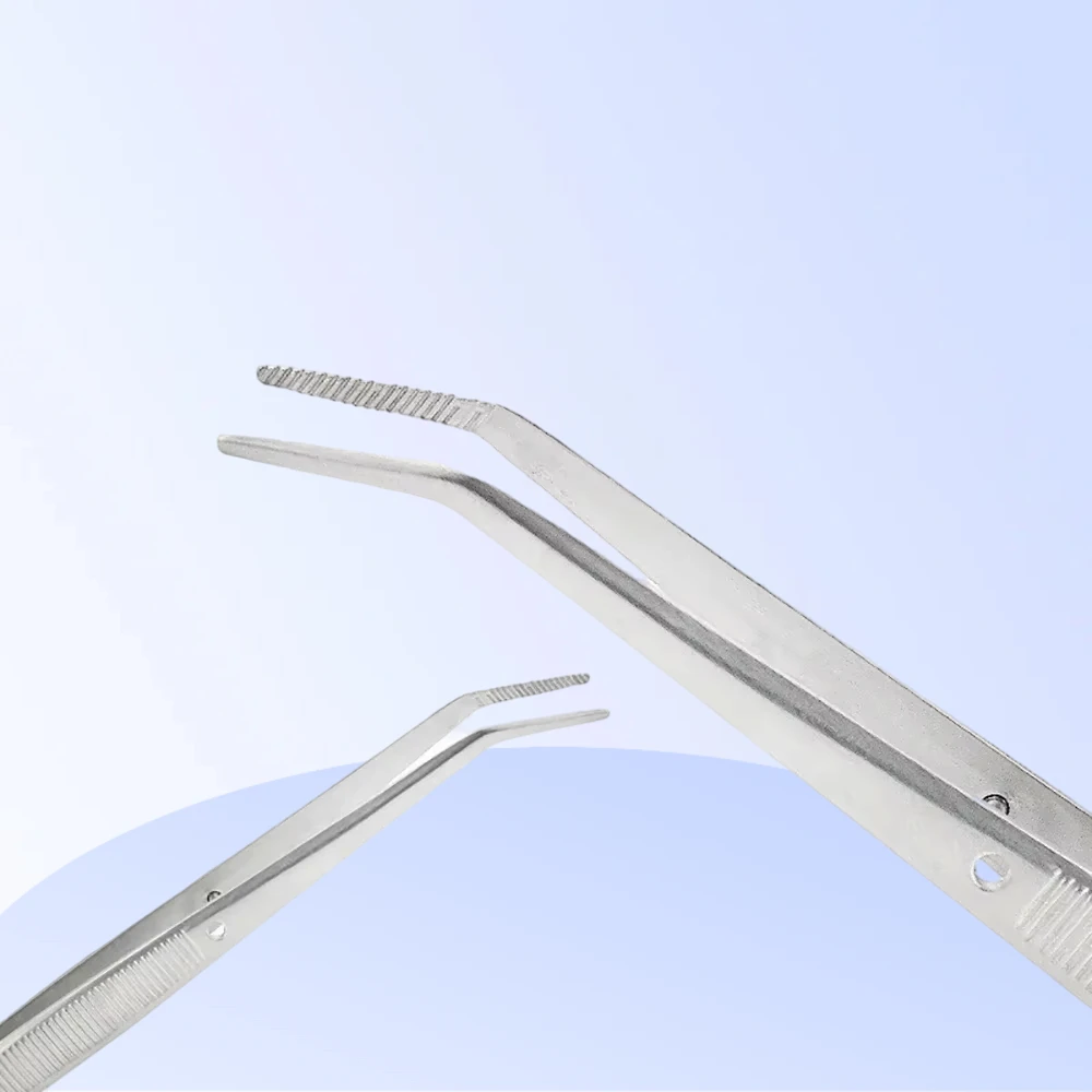 

Stainless Steel Dental Cotton Tweezers Cotton Roll Filling Clip Nail Art Nippers Pincers Forceps Medical Dentistry Instrument ﻿