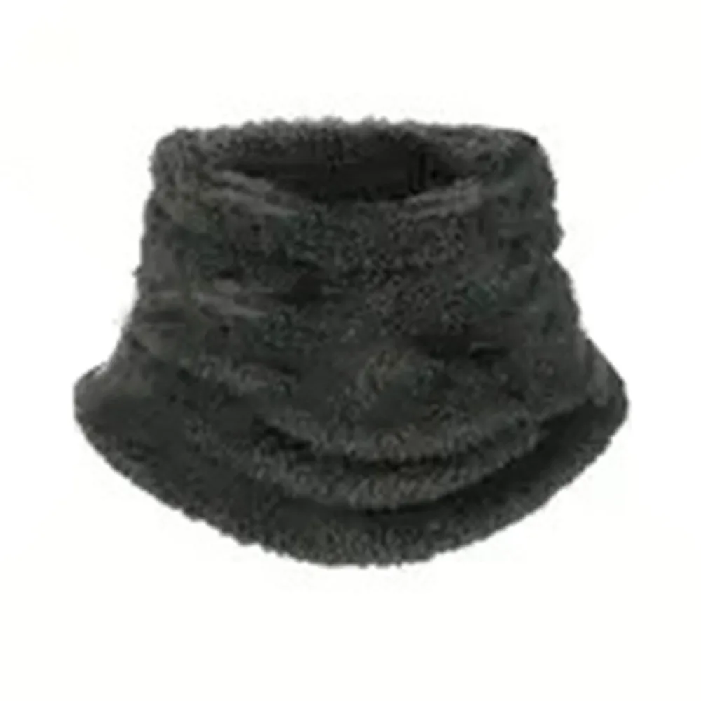 New Adjustable Warm Scarf Windproof Coldproof Fake Collar Drawstring Solid Color Tube Scarf Outdoor Sports