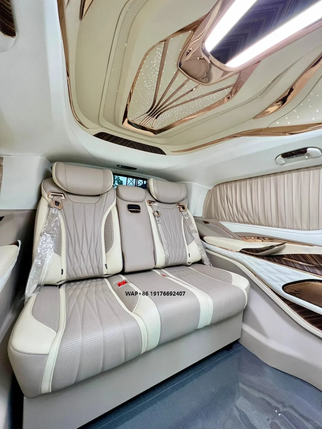 Acessórios para Carro Kit de Upgrade de Interior Vito com TV de Teto de 15,6 Polegadas para Benz Vito V-class W447 W639 W638