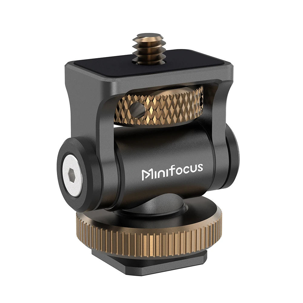 Minifocus Field Monitor Mount Halter Neigung verstellbar mit Kaltschuhhalterung für 5" und 7" Monitor Kamera Blitzschuh Lichthalterung