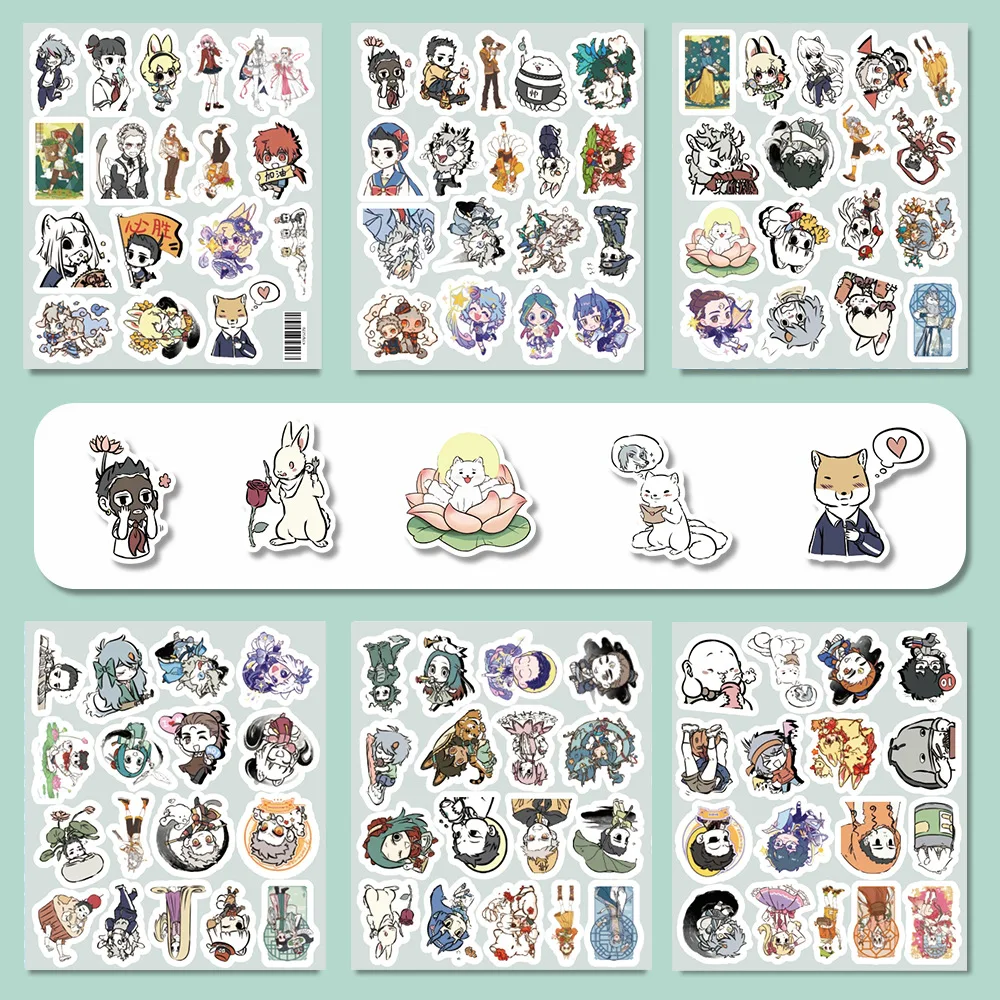 50/100PCS Non Umano Del Fumetto Adesivi Divertente Stile Cinese Animazione Decalcomanie Giocattoli FAI DA TE Notebook Valigia Telefono Frigorifero Chitarra