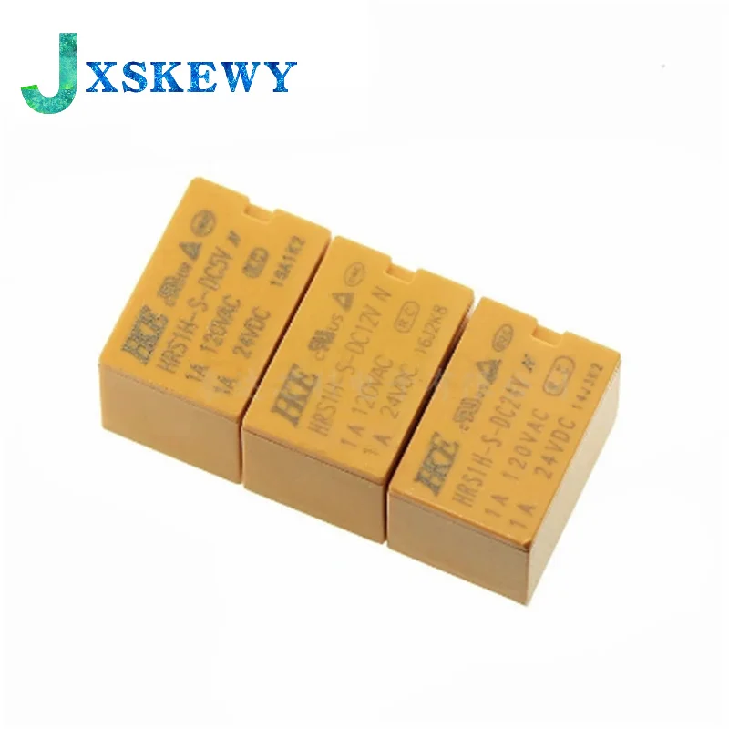 5Pcs relay HRS1H-S-DC24V HRS1H-S-DC12V HRS1H-S-DC5V HRS1H-S-DC3V 5VDC 12VDC 24VDC 6pin power relay