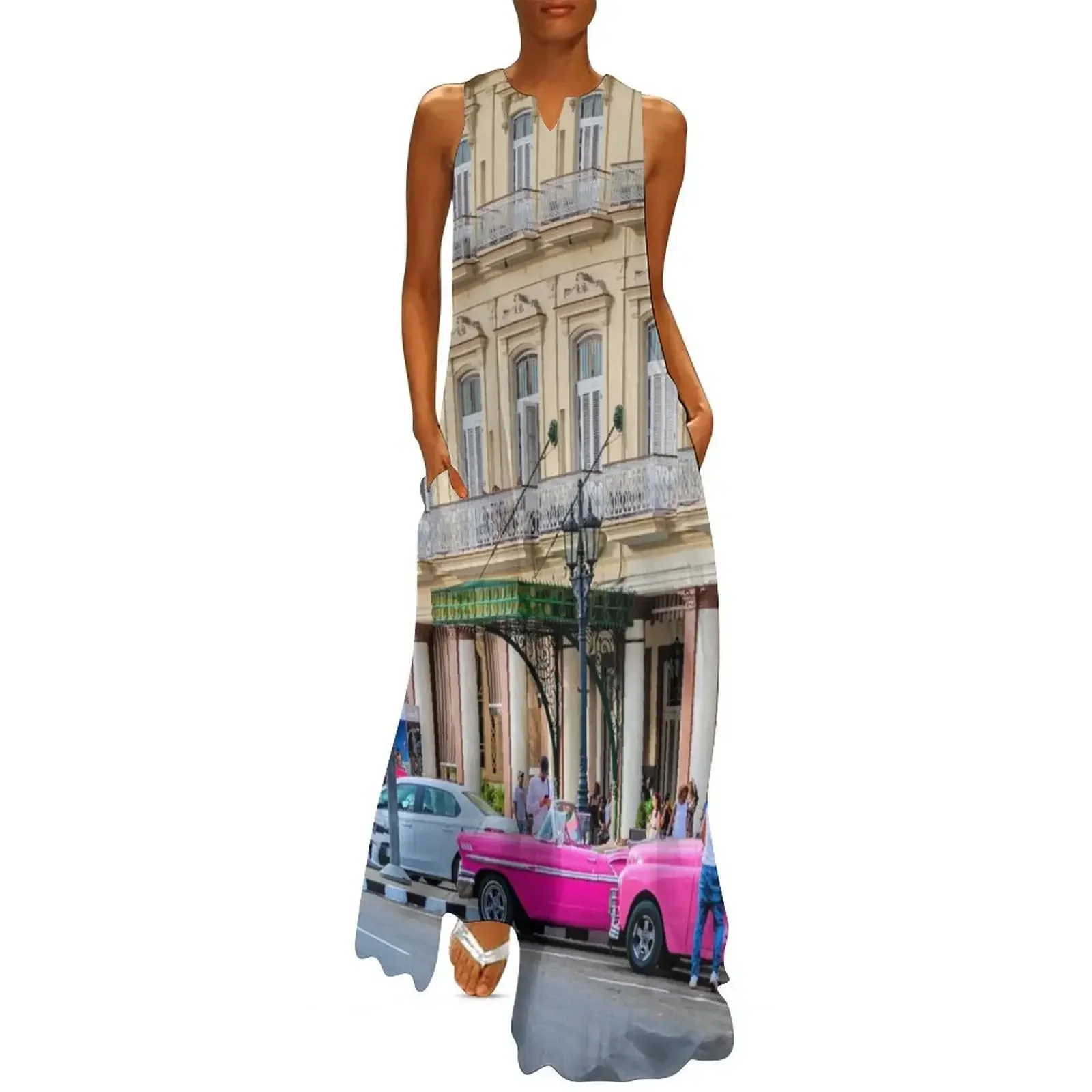 

Havana Taxis Long Dress luxury dresses women's clothing korea stylish party dresses woman summer dress women 2025 Dress