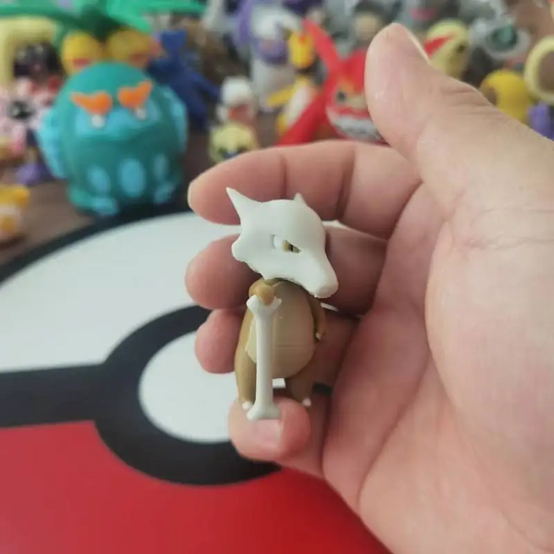 דמות אנימה חדשה Marowak Proportion World 1:20 Diy הדפסת 3D דמויות קרטון דקורציה לשולחן מודל חמוד ילדים צעצוע מתנה