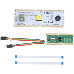 Slot di memoria della scheda madre del computer portatile/Desktop DDR3/DDR4 analizzatore diagnostico scheda di Test del Debug per la riparazione del Notebook DDR3/4