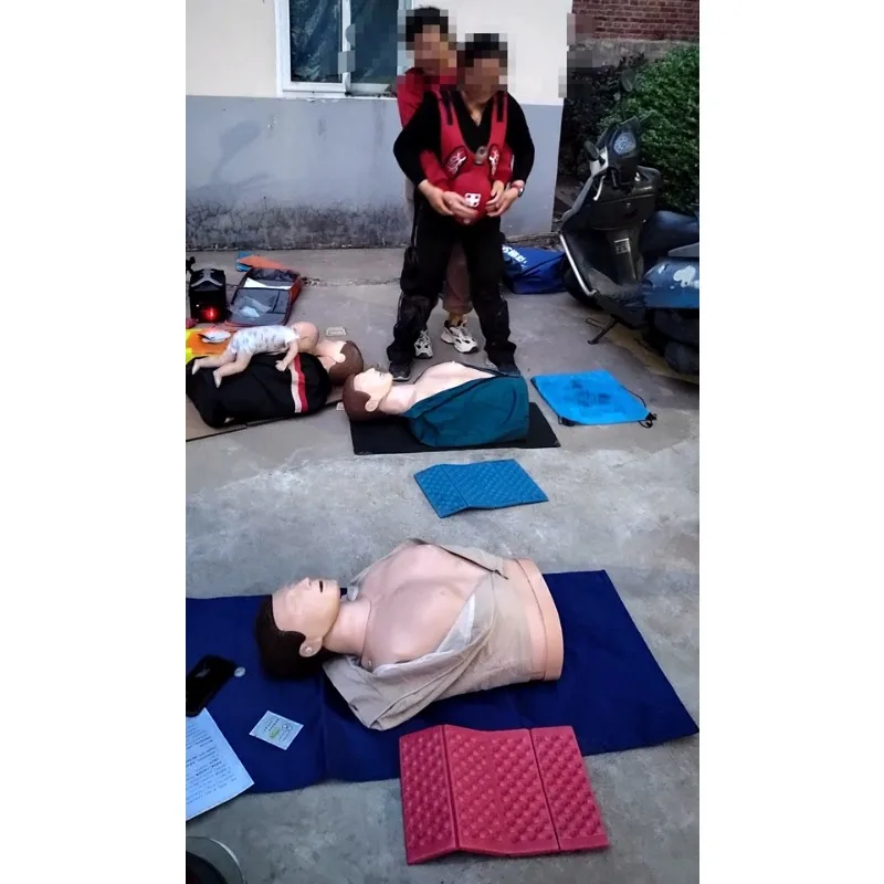 

Wearable Heimlich Training Vest | Adult Airway Obstruction & CPR Practice Suit | First Aid Simulator