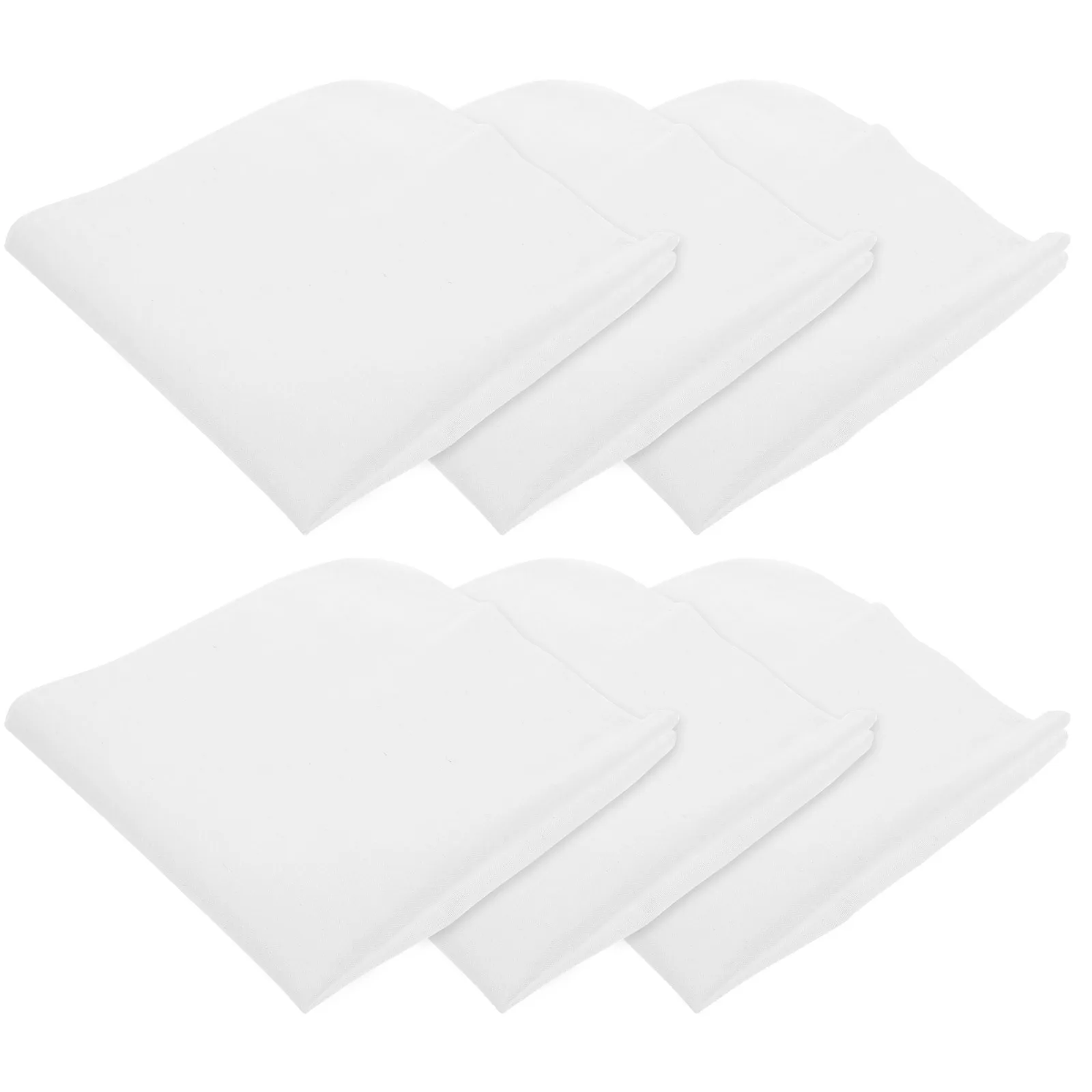 

6pcs Reusable Cotton Cheesecloth Food-Grade Unbleached Muslin Cloths For Cooking Straining Cloth Fine Mesh Filter Tea Coffee