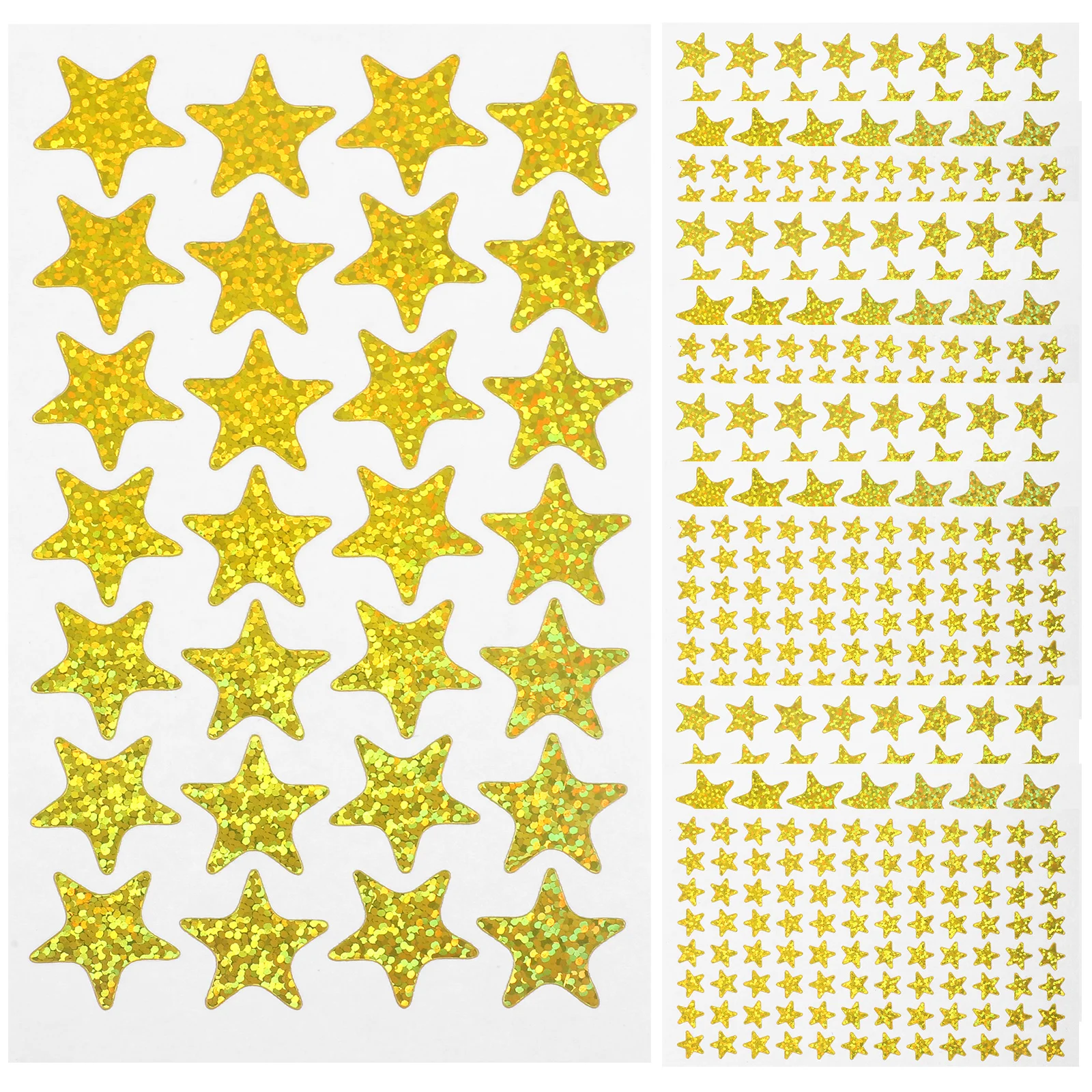 30 ورقة من ملصقات المكافآت الذهبية على شكل نجمة خماسية لحفلات الفصول الدراسية والمكتب وملصقات تحفيزية لتزيين الحرف اليدوية