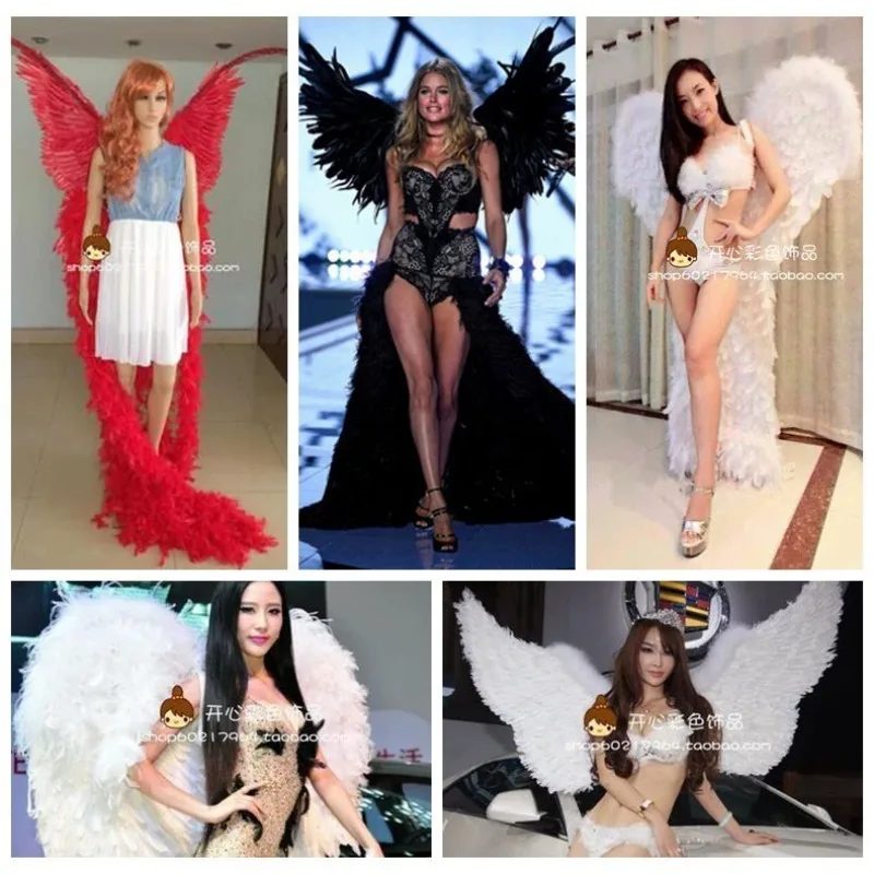 

Customized Package Delivery 2023 New Red Winged Angel Large Car Show Model Underwear Show Stage Bar Performance Props