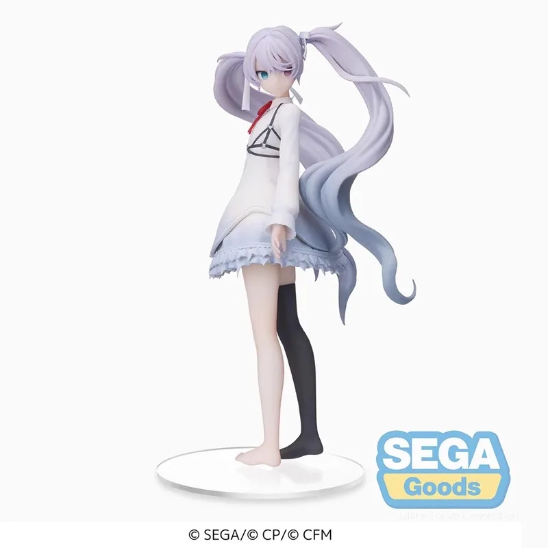 SEGA Original Virtual Singer Anime Figure SPM Hatsune Miku COLORFUL STAGE White Onions Action Figure Toys for Kids Gift