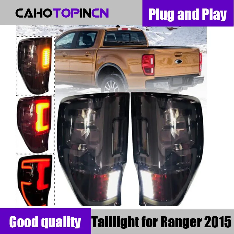 

2PCS Car Tail Light for Ford RANGER 2012 - 2019 Taillights Assembly Dynamic Sequential Turn Signals DRL Brake Reverse Lamp