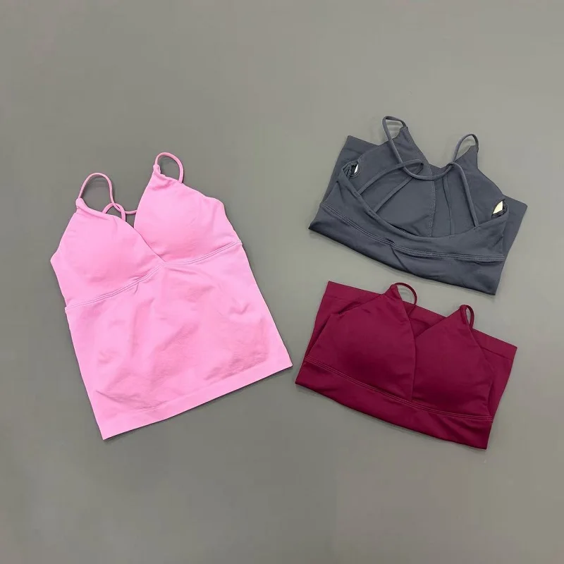 HISTELLO Vision Sports Top Women Slim Fit Gym Workout Vest High Elastic Yoga Tank Top Quick Dry Activewear Running Fitness Vest image 4