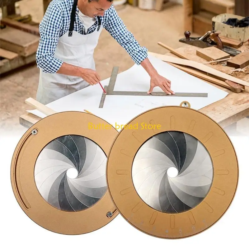 W89C สแตนเลสขนาดไม้บรรทัดรอบขนาดไม้บรรทัดเรขาคณิตวาดลายฉลุช่างไม้มืออาชีพสถาปนิกร่างเครื่องมือ