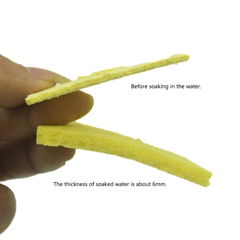 Reliable Soldering Iron Cleaning Sponge HighTemperature Resistant (100 Pieces) Dropship