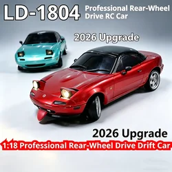2026 New LD1804 Mazda Mx5 Premium Version Rc Drift Car Rc Cars With A Gyroscope Rear-Wheel Drive Toy Car Birthday Toys For Kid