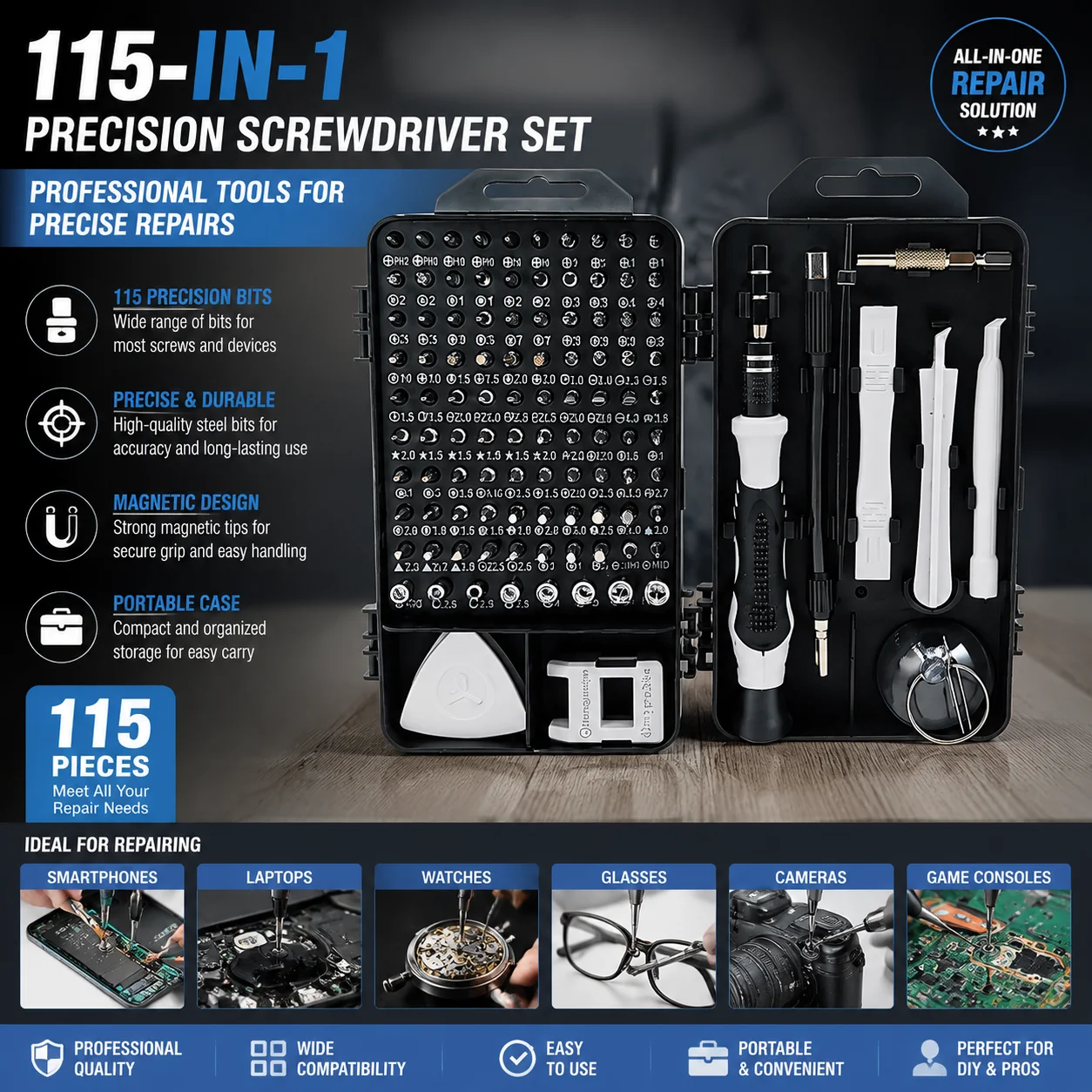 Electronics And Gadgets With Y - Conjunto de Chaves de Precisão 115