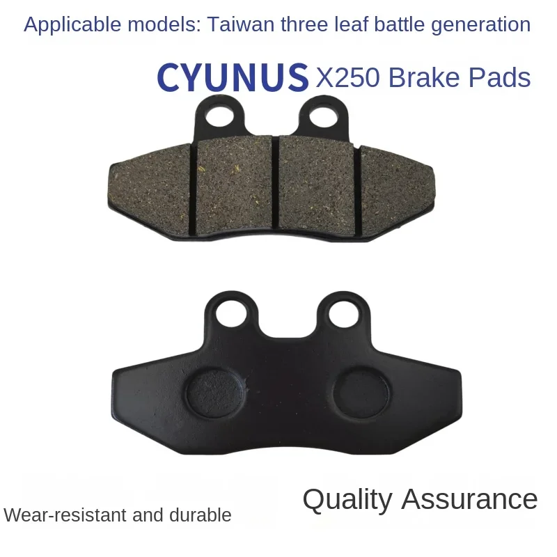 Suitable for Taiwan Sanye Jinzhan motorcycle first-generation CYUNUS brake leather X250 brake pads disc brake pads