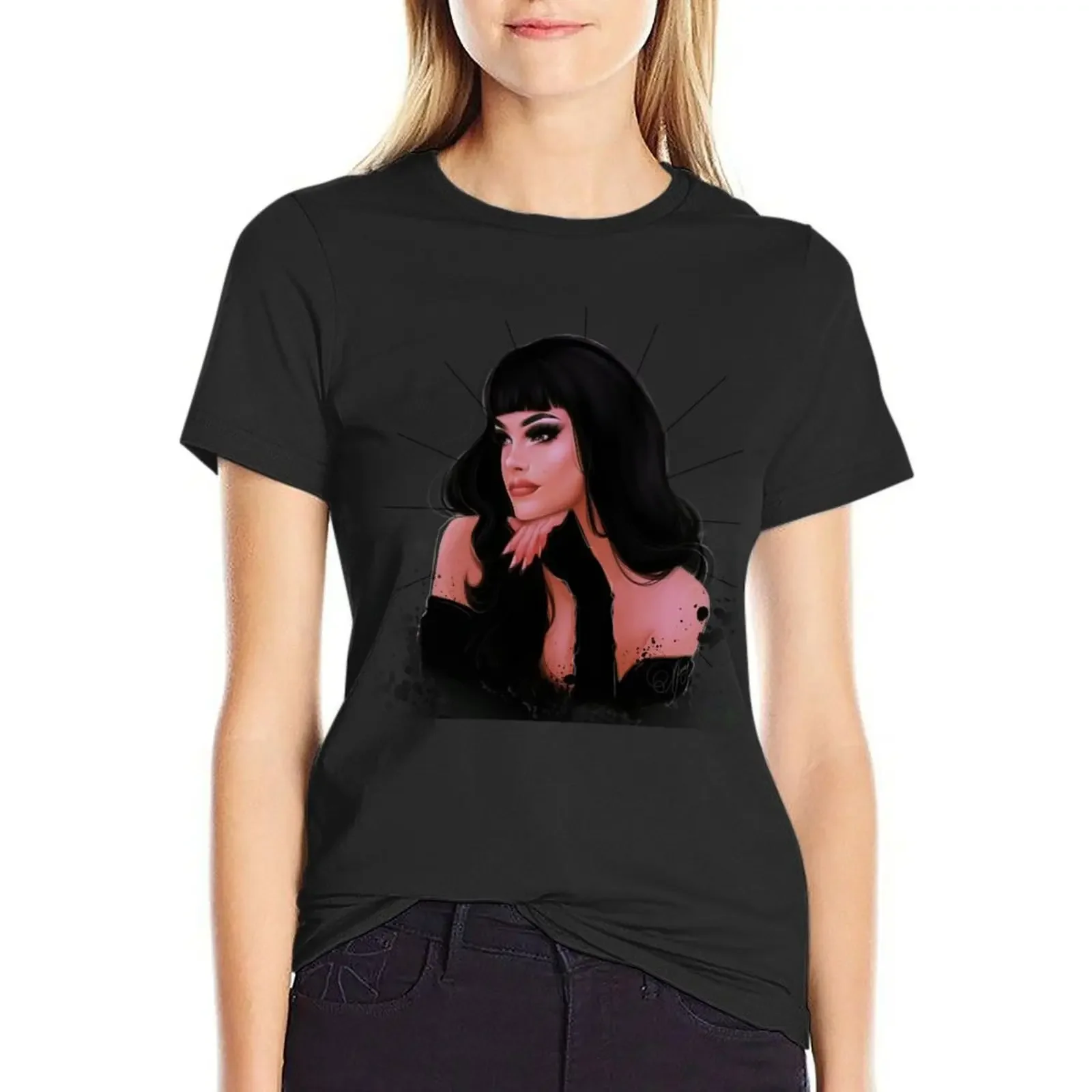 

Gigi S12EP2 T-Shirt sublime sports fans summer clothes plain Women's tops