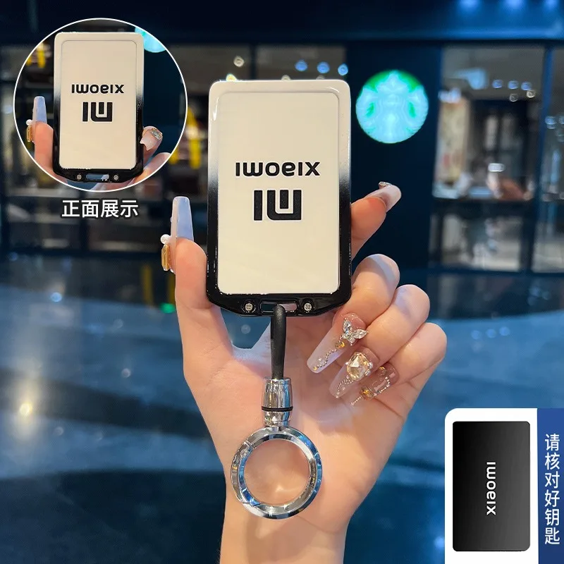 حافظة مفاتيح بطاقة Xiaomi SU7 2024، غطاء NFC من سبائك الزنك، واقي سيارة ممتاز أنيق