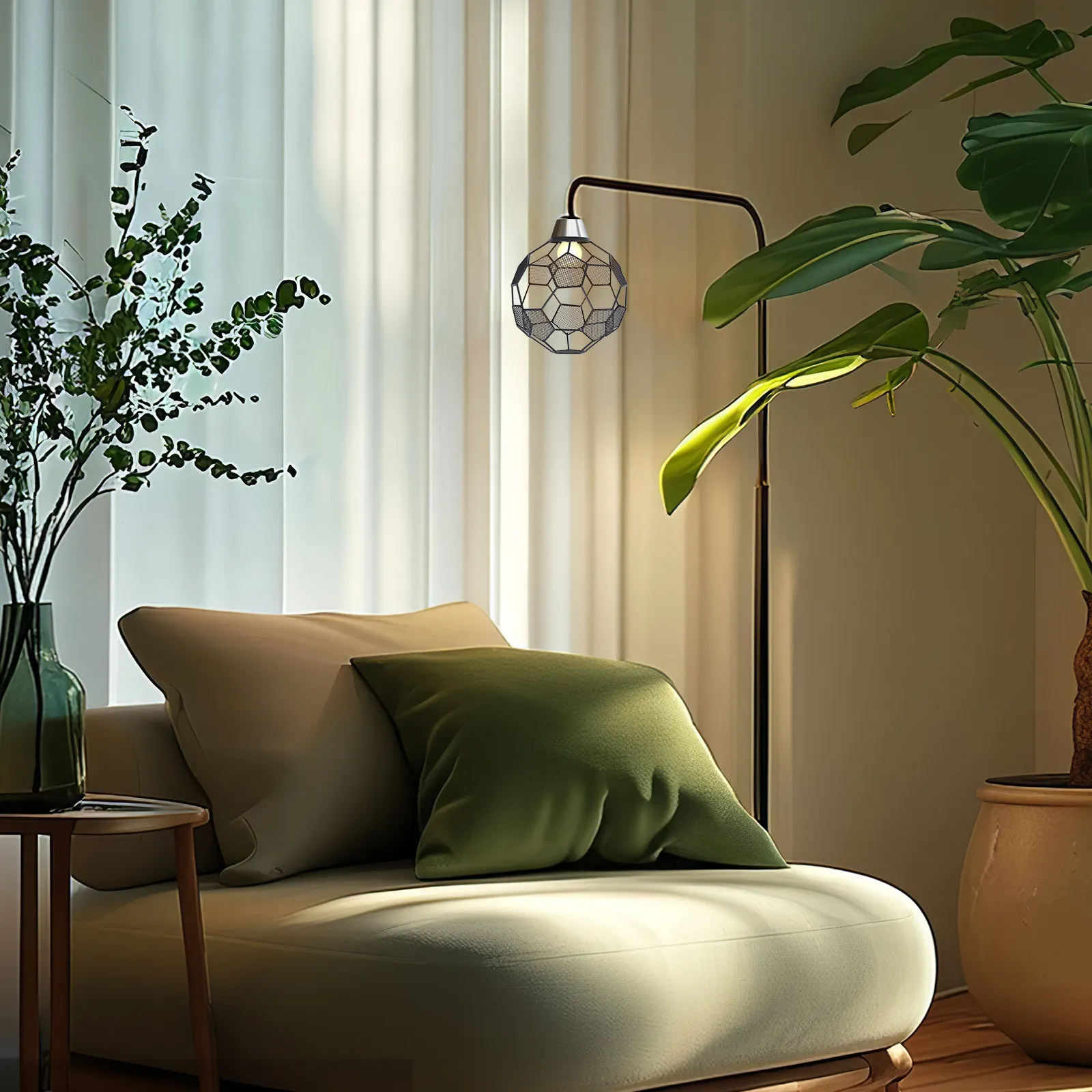 

Soccer Shape Metal Lampshade Hollow Out Lamp Shade Hanging Lamp Cover Industrial Style Decorative Light for Home Restaurant Bar