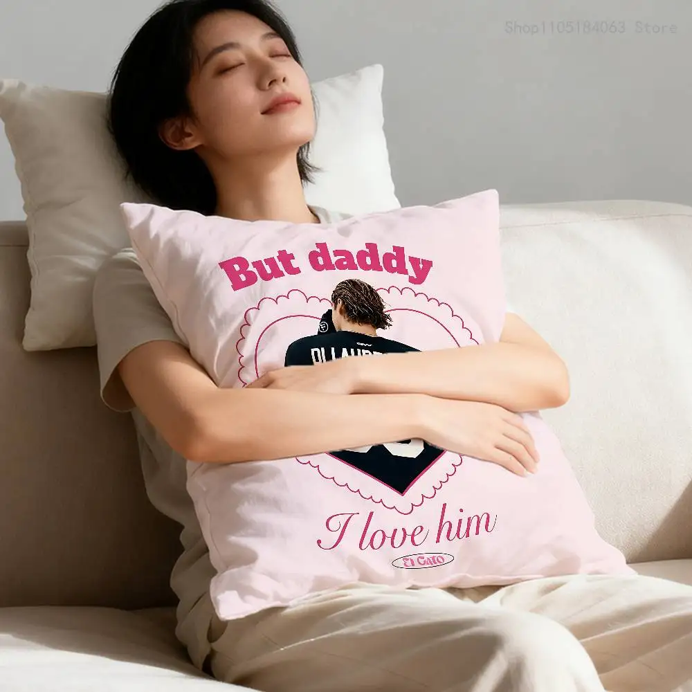 O-Off C-Campus Pillow Case Print Polyester Fiber 40X40 cm Home Sofa Throw Cushion Cover Decoration