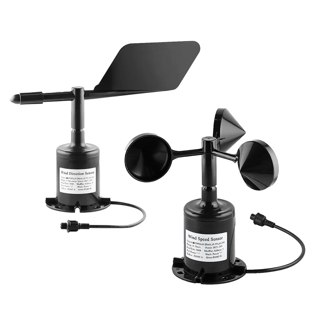 30 mt/s polycarbon wind geschwindigkeit richtung sensor wetters tation im freien 3 tasse anemometer sensor ausgang rs485 4-20ma 0-5v 0-10v – Detail 7