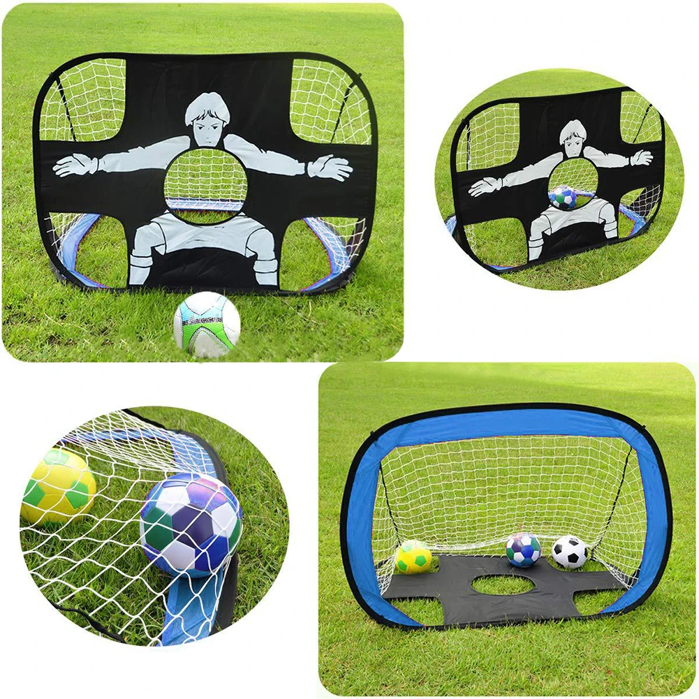 Faltbares Fußball tor Nylon Fußball tor Kinder und Erwachsene Fußball zielnetz für Spielplatz