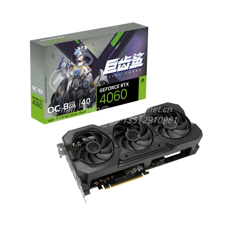 GPU for ASUS ATS RTX4060 O8G V2 GAMING, 8GB video memory/three-fan /ATS cooling module Graphics Card