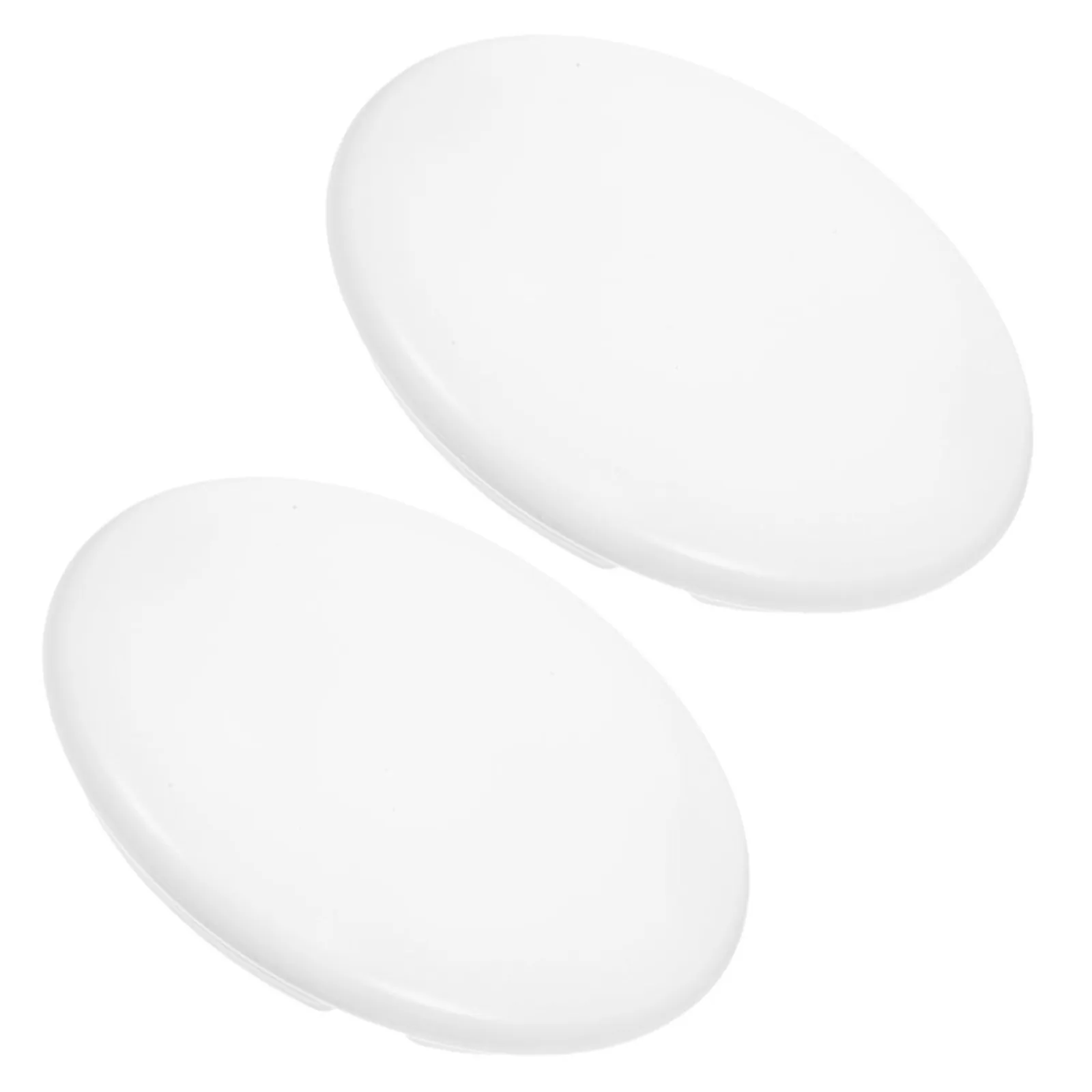 

2Pcs Ceiling Light Covers Round PVC Replacement Shades Easy Install Bedroom Balcony Kitchen Bathroom Lighting Fixture Covers