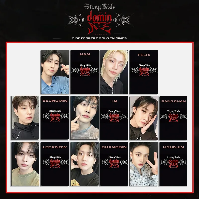 

In-stock NEW KPOP Stray Kids The dominATE Experience movie card album ATE custom Special Card SKZOO Hyunjin GIFT DO IT KARMA