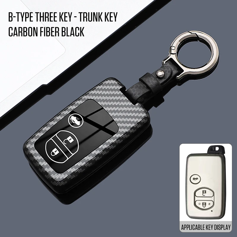 

2 3 4 Button Car Key Case for Toyota Prius 30 Alpha Aqua Land Cruiser Auris for Lexus LC 200 Key Cover Holder Remote 2012 - 2014