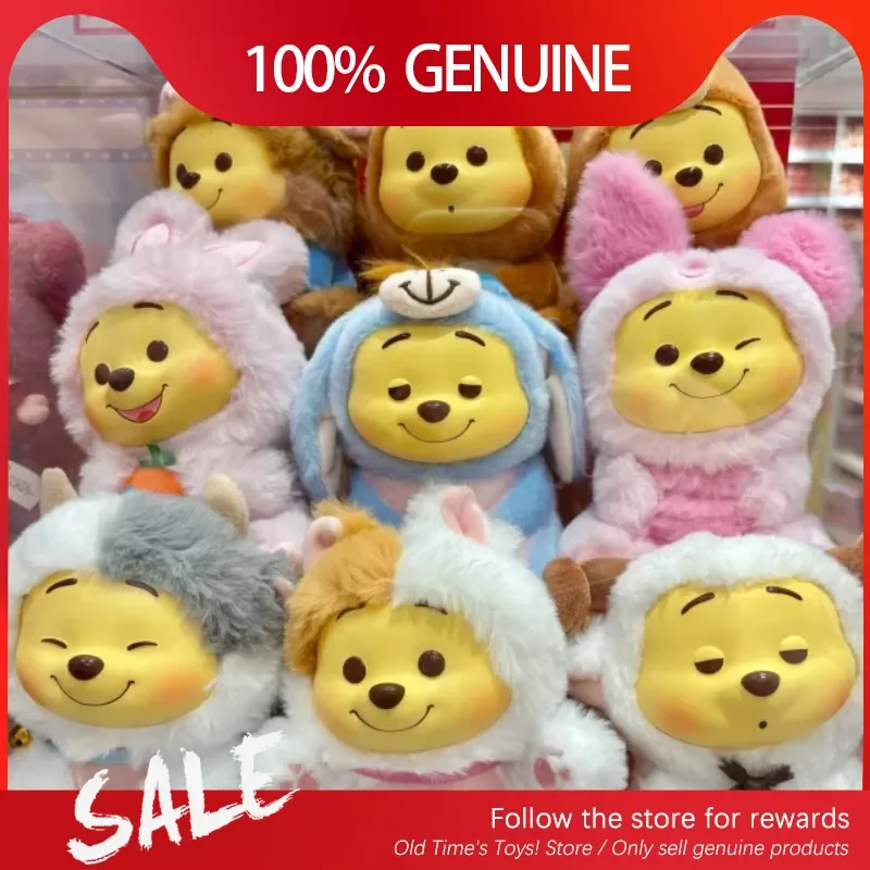 

Genuine winnie Naughty Party Series Blind Box Cute Plush Pendant Winnie Anime Figure Desktop Ornamen Surprise Mystery Girls Gift