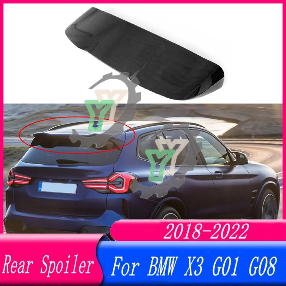 

High Quality ABS Rear Roof Spoiler Trunk Wing Lip Boot Cover For BMW X3 G01 G08 Upgrade 1:1 X3M Style 2018 2019 2020 2021 2022