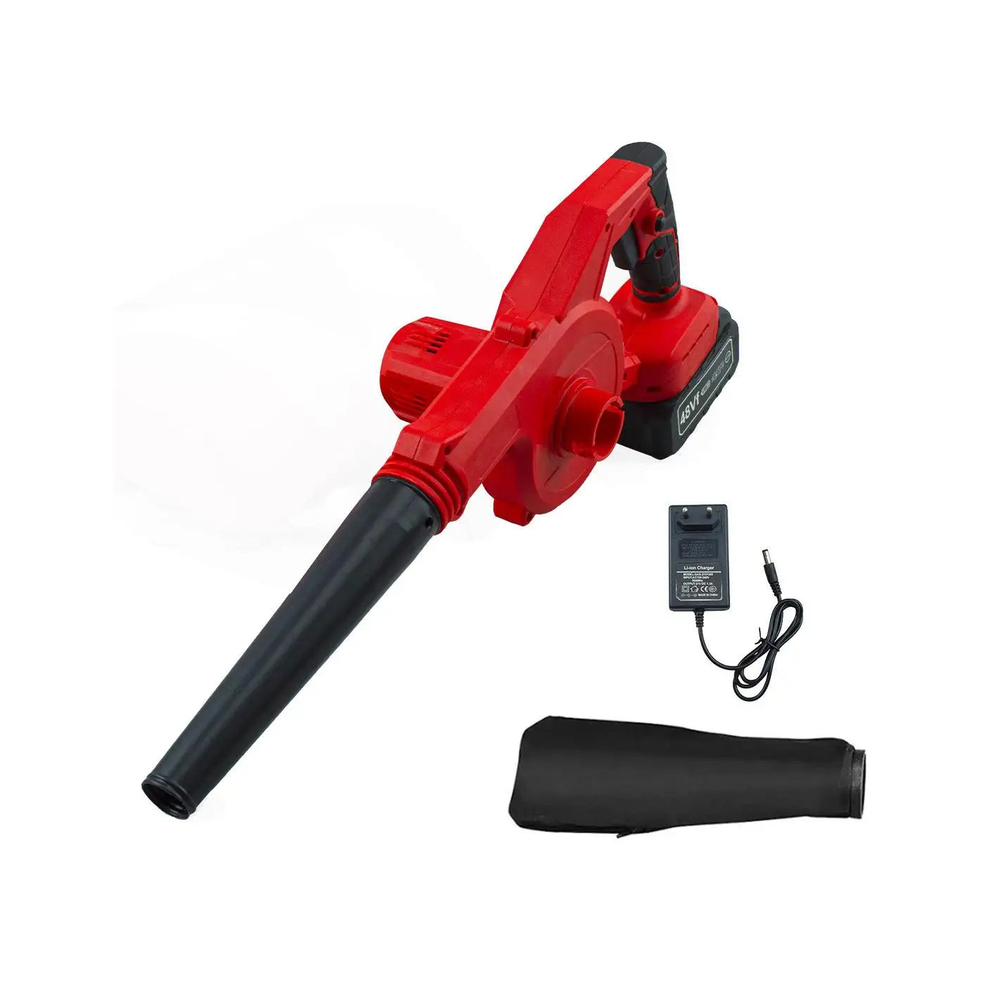 Mediawave Store Soffiatore Aspirapolvere a Batteria Wireless 18V Ricaricabile con Sacchetto