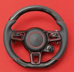 Steering wheel for Porsche Panamera Macan Cayenne Taycan 718 Cayman GT4 RS 911 Carrera Targa 911 GT3 RS 911.2 991 992 GT2 RS