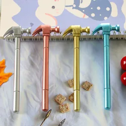 Ensemble de stylos gel en forme de marteau créatif, mignon, stylo à eau pour étudiant, décompression amusante, accessoires de bureau, 24/60 pièces