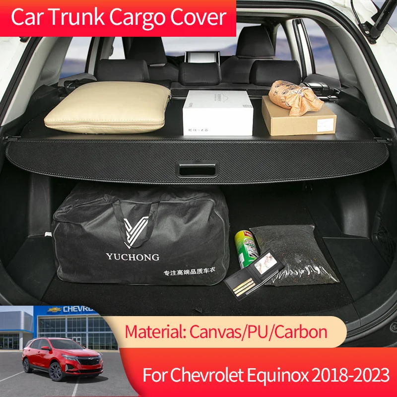 

for Chevrolet Holden Equinox 2018~2023 Car Trunk Cargo Cover Luggage Storage Rear Boot Tray Security Shielding Shade Accessories