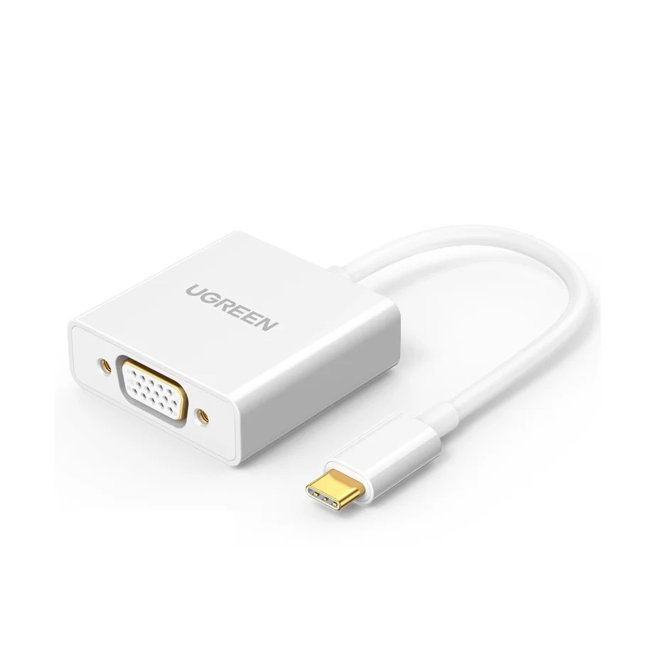 

UGREEN USB C Male to VGA Female Adapter 1080P Type C to VGA Converter for MacBook High Speed Transfer