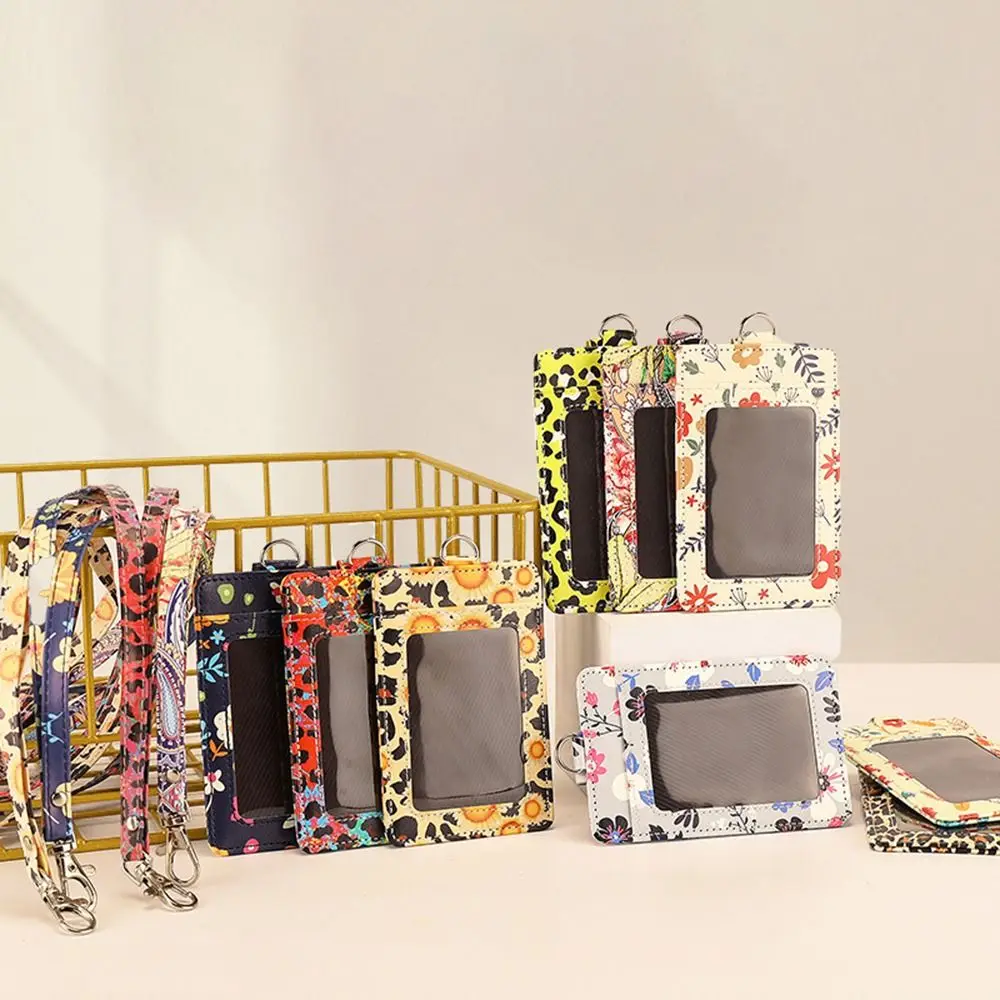 Porta carte creativo in pelle PU multifunzionale con porta carte con cerniera Portamonete con corda appesa