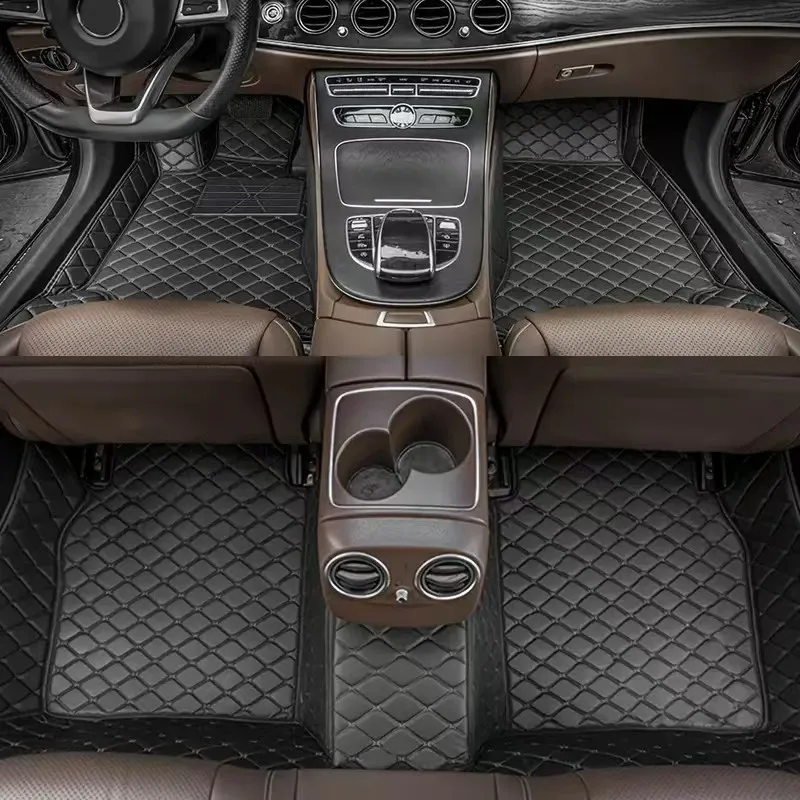 Durable Custom Leather Colorful Car Floor Mat for Bentley Flying Spur 2006-2022 Auto Carpet Interior Parts