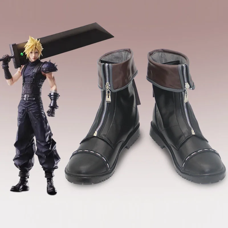 

Cloud Strife Final Fantasy VII Final Fantasy7 Cosplay Shoes Boots Christmas Game Anime Halloween Party Costume Accessories Props