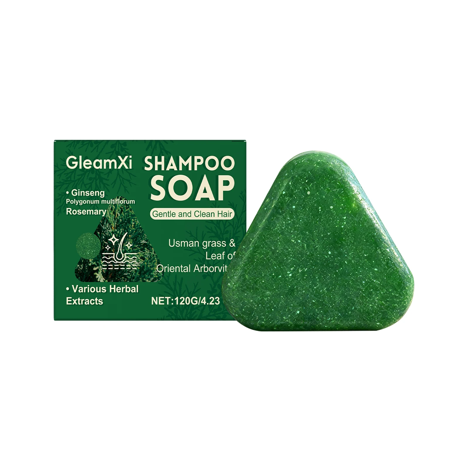 Moisturizing Hair Care Shampoo Bar - Gently Cleanses, Moisturizes, Smooths Hair, Naturally Voluminous Hair Care