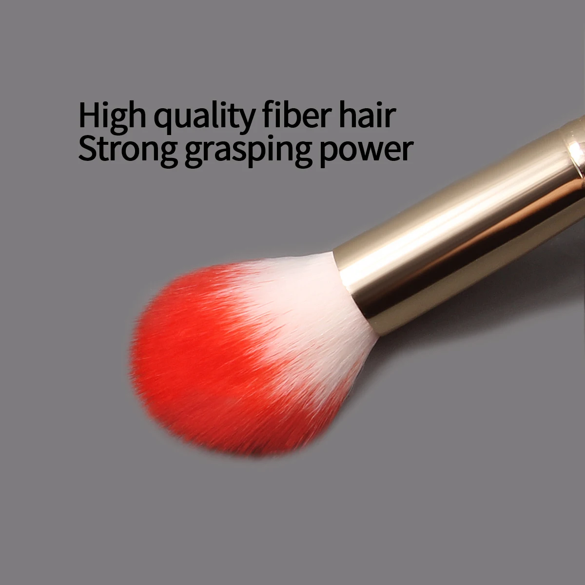 1pcs Flame-shaped facial blush brush, setting brush, contactor brush, multi-purpose use, beginner-friendly makeup brush tool