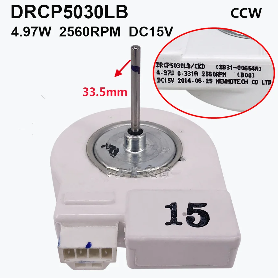 New for refrigerator freezer Double open the door Fan motor DRCP5030LB-CKD DRCP5030LB DB31-00654A