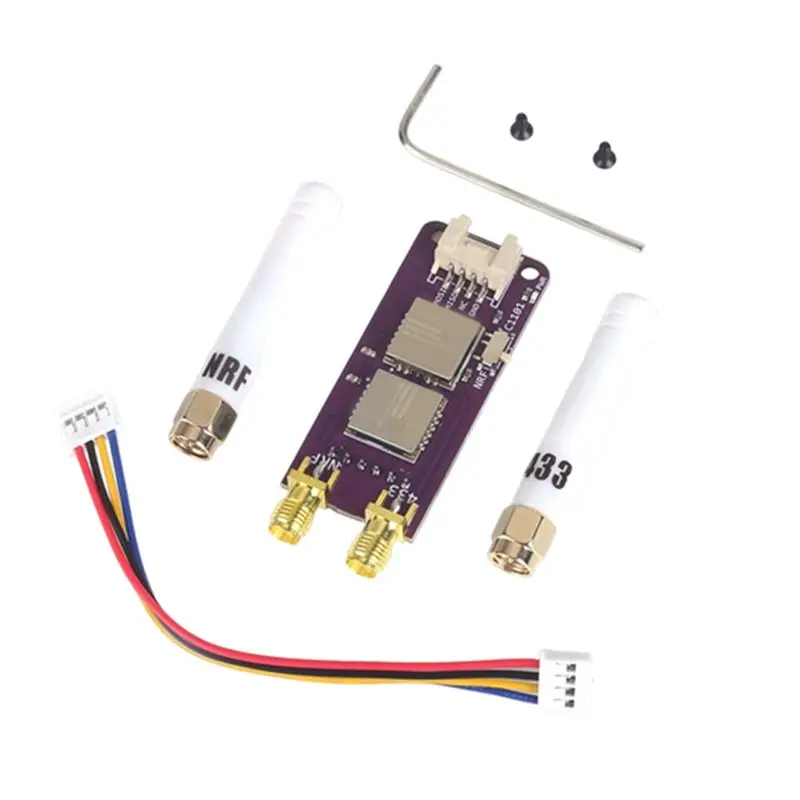 Bestsale-For M5stack Stickc Plus2 Compatible 2Pcs 2 In 1 CC1101& NRF24L01 Module Dual-Band RF Development Board Sub-1G+ 2.4G