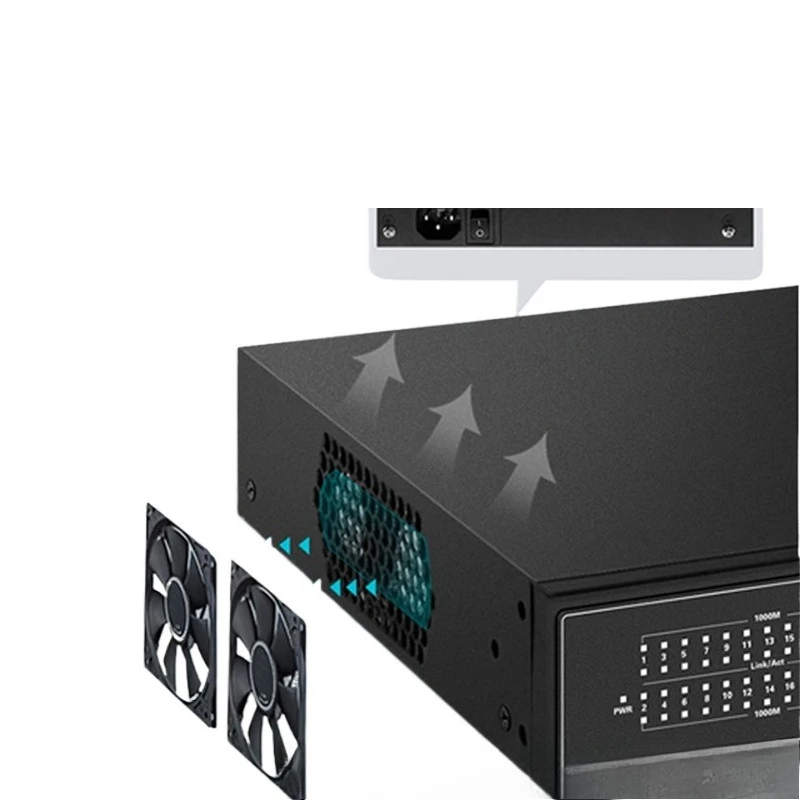 

Web light managed switch data center managed fiber