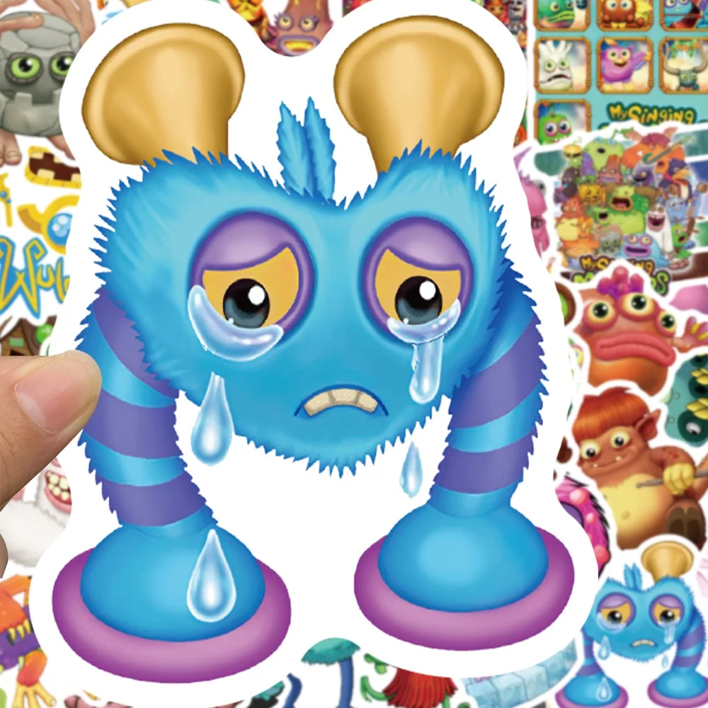 50PCS Game My Singing Monster Waterproof Graffiti Stickers for Hand Account  Pencil Case Decals Golden Memory Stickers Store - AliExpress 21