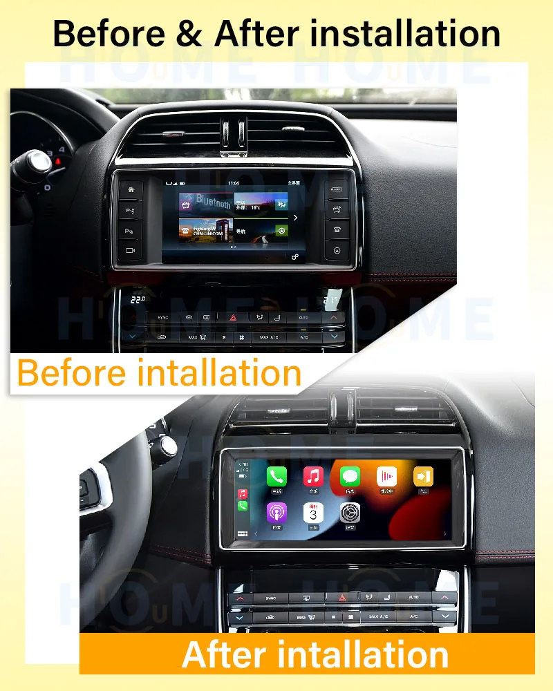 Android 14 For Jaguar XE / XEL / F-pace 2015-2019 Harman Car DVD Radio Multimedia Player Wireless Carplay Auto GPS 4G SCREEN