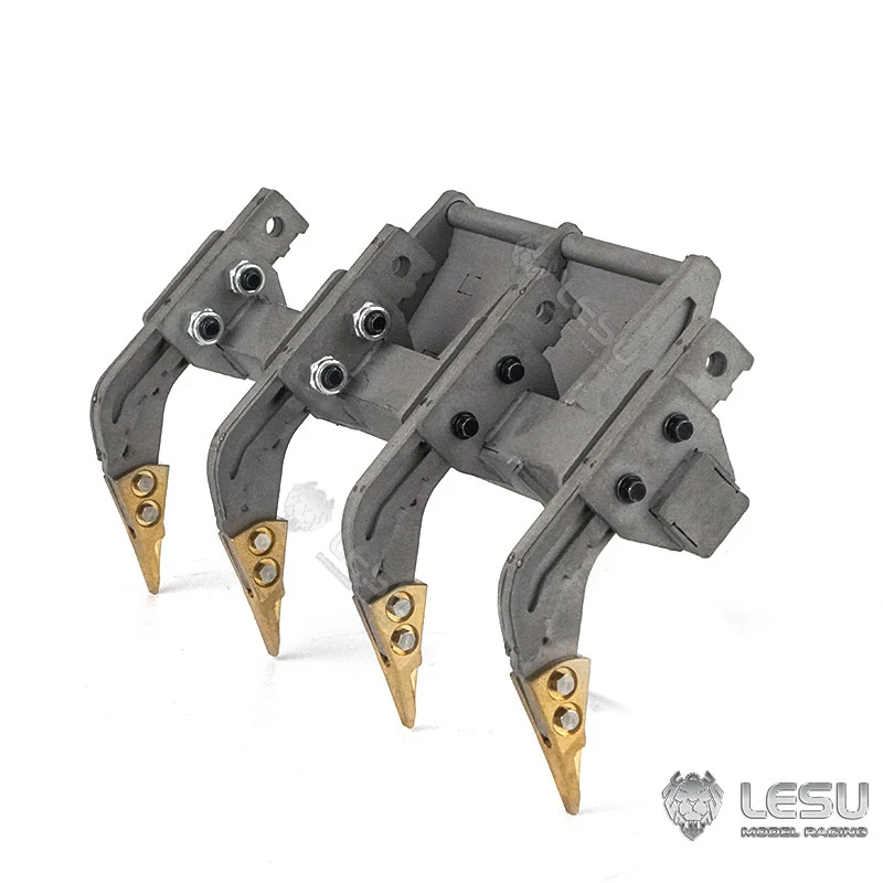 LESU RC Parts Metall-Ripper-Scarifier für 1/14 Maßstab RC Hydrauliklader Aoue LT5H LT5 Skid-Steer Truck DIY Modellspielzeug TH19772 – Detail 5