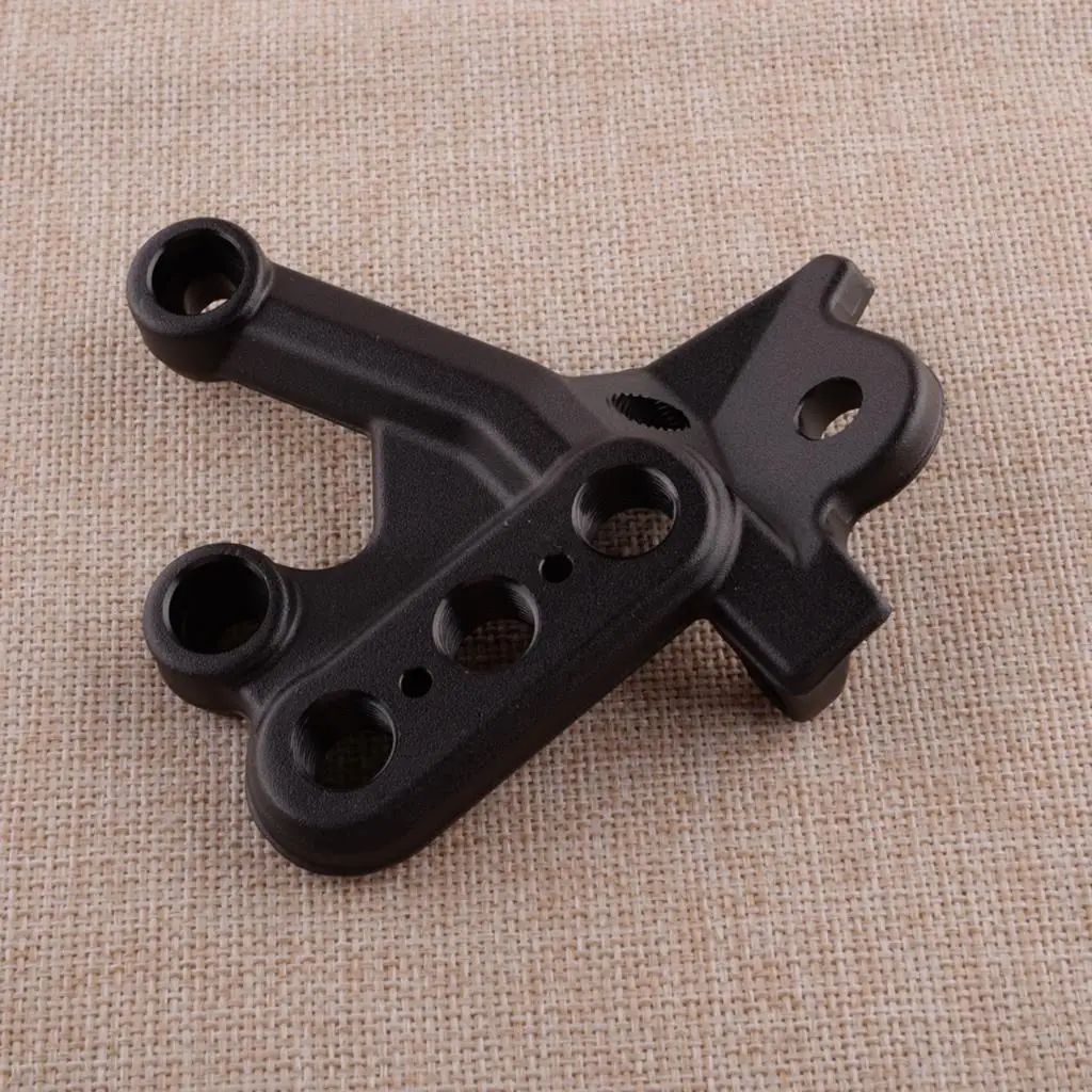 

Black Aluminum Motorcycle Left Foot Peg Bracket Billet Pedal Brace Fit for Sur-Ron Light Bee S X